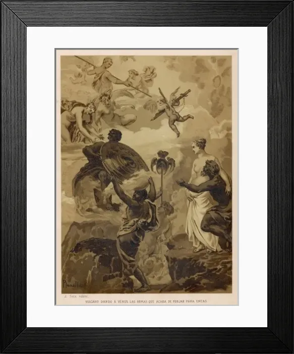 Framed Print : Arms for Aeneas Framed Print : Arms for Aeneas