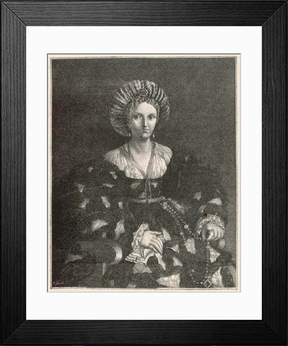 Framed Print : Lucrezia Borgia (Guerc) Framed Print : Lucrezia Borgia (Guerc)