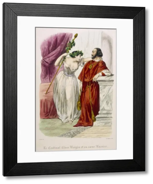 Framed Print : Lucrezia Borgia (Bourd) Framed Print : Lucrezia Borgia (Bourd)