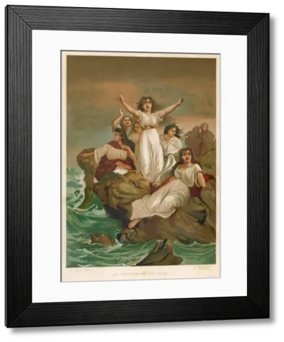Framed Print : Druidesses of Gaul Framed Print : Druidesses of Gaul