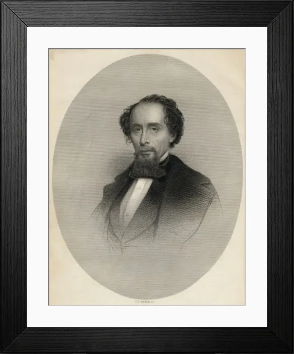 Framed Print : Dickens Baker Eng Framed Print : Dickens Baker Eng