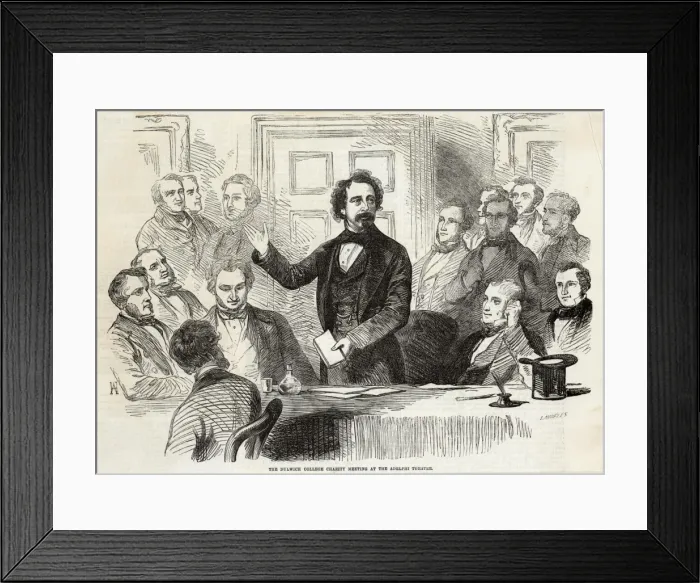 Framed Print : Dickens Dulwich Adelphi Framed Print : Dickens Dulwich Adelphi