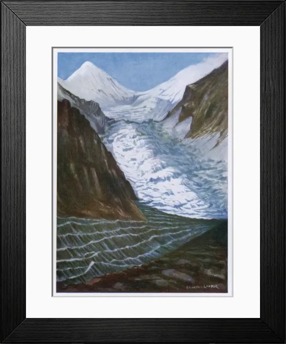 Framed Print : Glacier, Nepal Framed Print : Glacier, Nepal