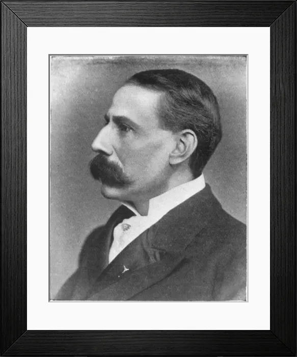 Framed Print : Elgar King Profile Framed Print : Elgar King Profile
