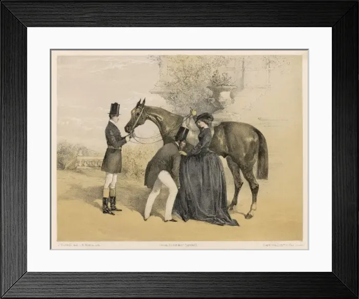 Framed Print : Lady Helped Up Framed Print : Lady Helped Up