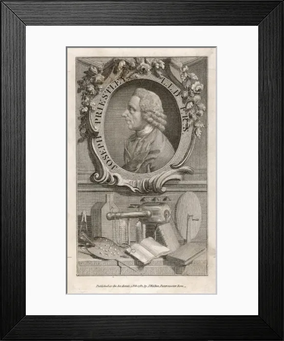 Framed Print : Joseph Priestley Framed Print : Joseph Priestley