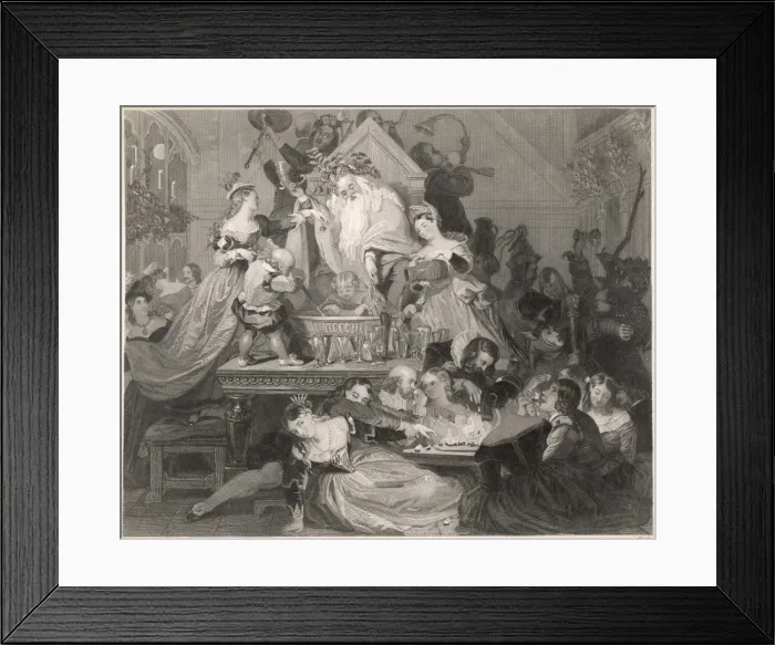 Framed Print : The Wassail Bowl, Ancient Framed Print : The Wassail Bowl, Ancient