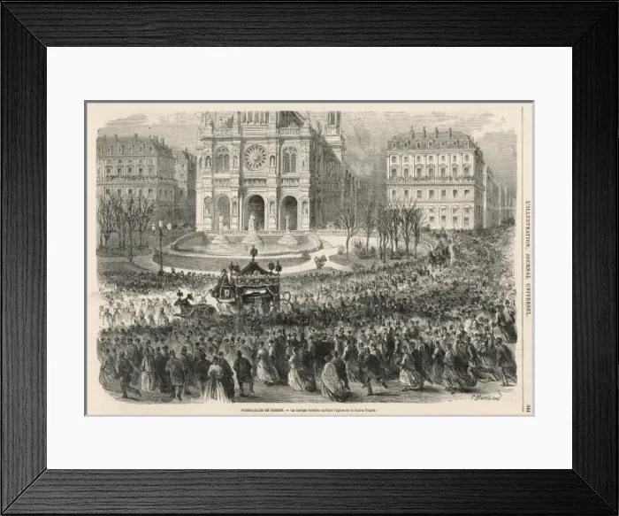 Framed Print : Death / Funerals / Rossini Framed Print : Death / Funerals / Rossini