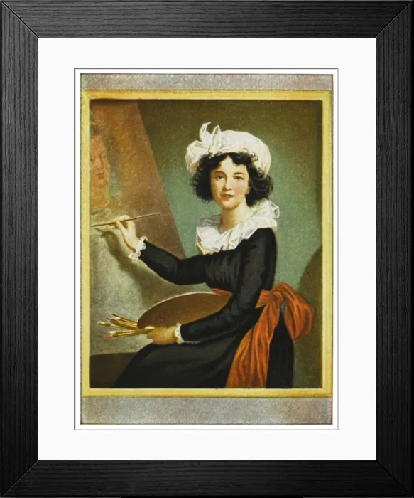 Framed Print : Vigee Le Brun (Miniature Framed Print : Vigee Le Brun (Miniature