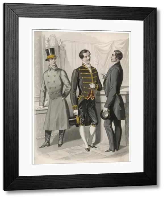 Framed Print : French Menservants Framed Print : French Menservants