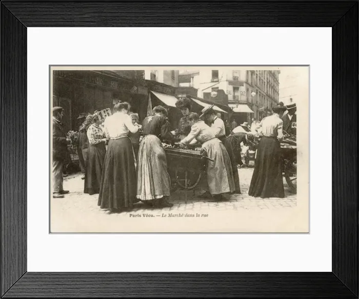 Framed Print : Paris Street Market Framed Print : Paris Street Market