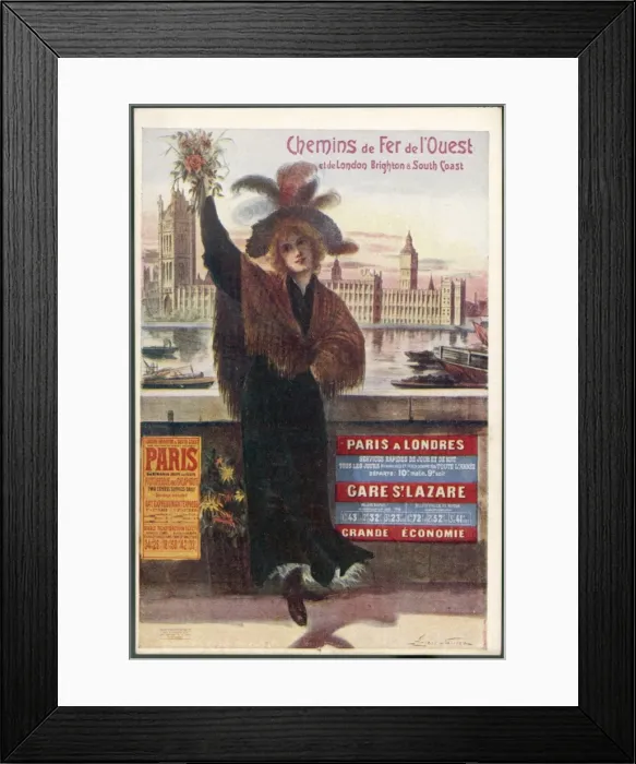 Framed Print : Paris-Londres - 7 Framed Print : Paris-Londres - 7