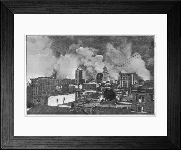 Framed Print : San Francisco Ablaze Framed Print : San Francisco Ablaze