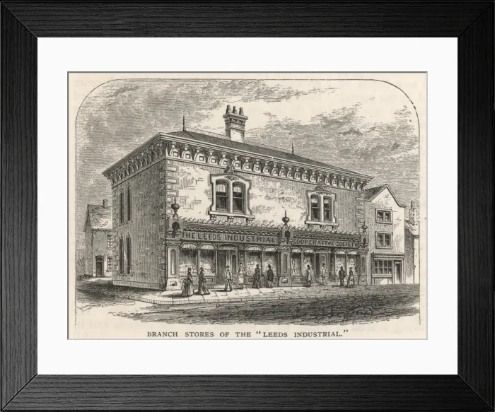 Framed Print : Leeds Co-Op Store Framed Print : Leeds Co-Op Store