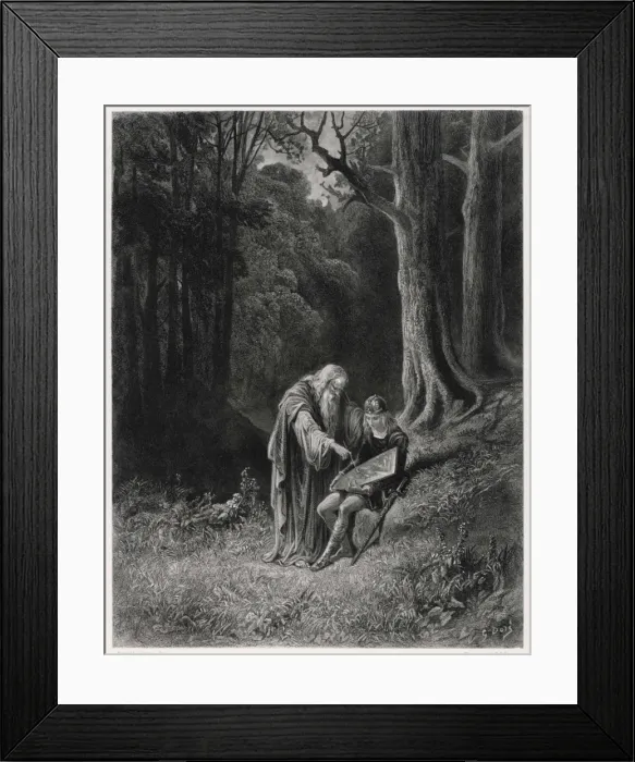 Framed Print : Myth / Arthurian / Merlin Framed Print : Myth / Arthurian / Merlin