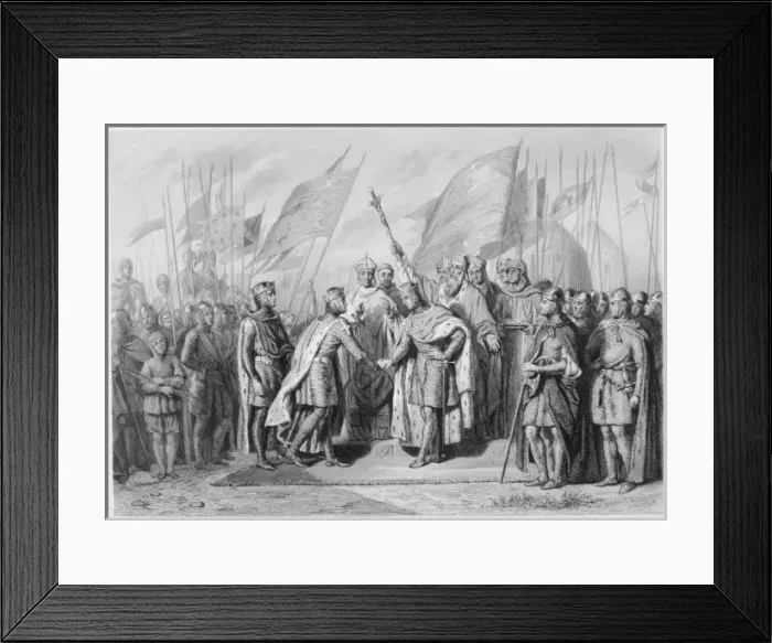 Framed Print : Meeting before Crusade Framed Print : Meeting before Crusade