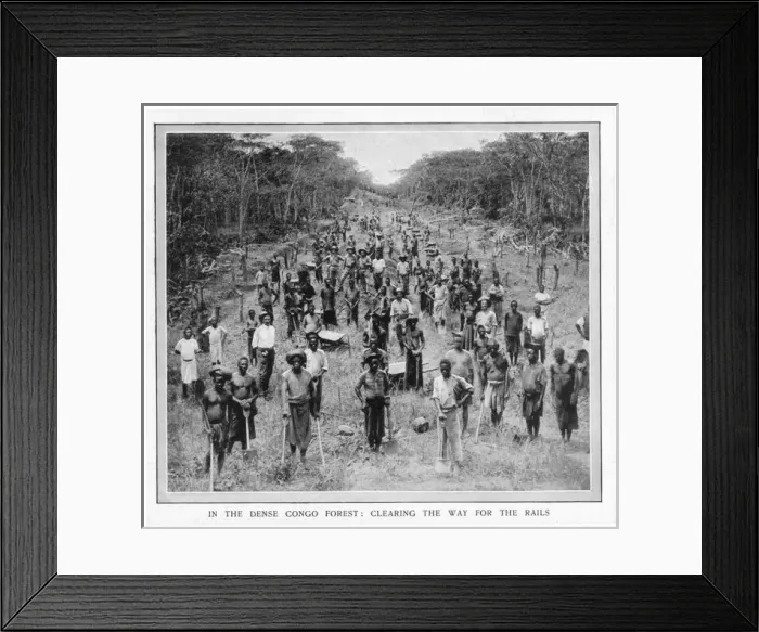 Framed Print : Cape / Cairo Railway - 1 Framed Print : Cape / Cairo Railway - 1