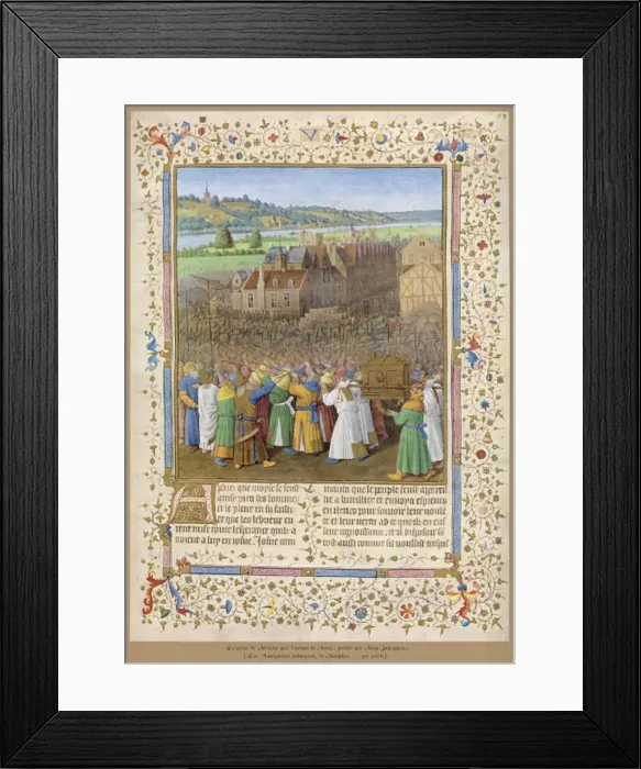 Framed Print : Joshua at Jericho (Ms) Framed Print : Joshua at Jericho (Ms)
