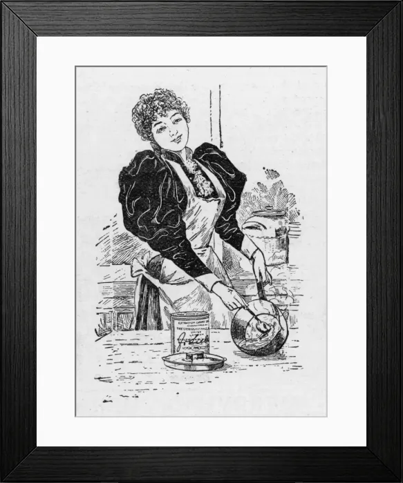 Framed Print : Mixing in Saucepan Framed Print : Mixing in Saucepan