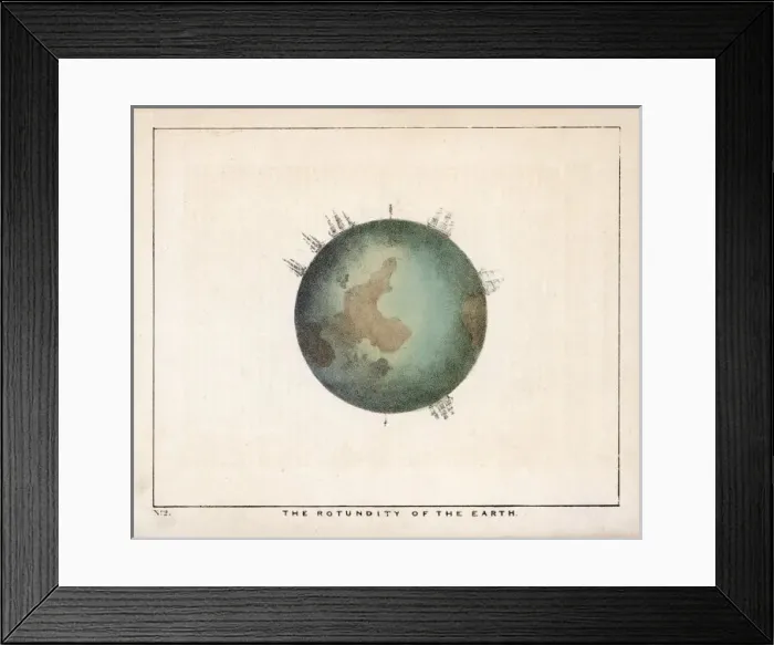 Framed Print : Blunt / Earths Rotundity Framed Print : Blunt / Earths Rotundity