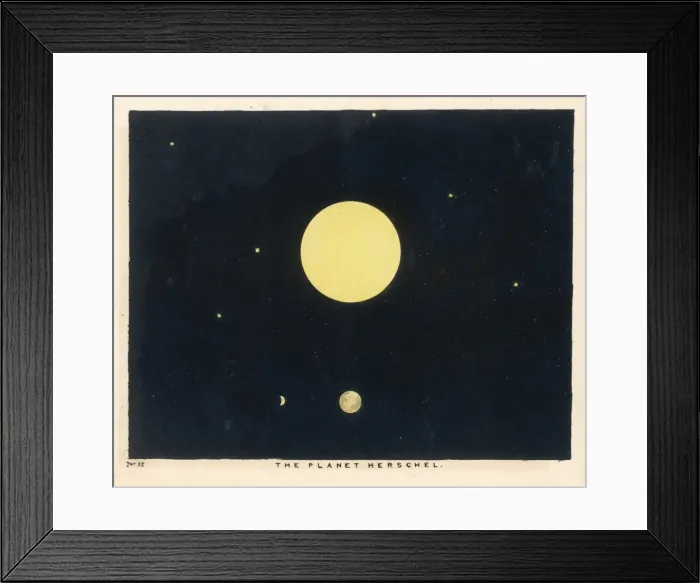 Framed Print : Blunt / Uranus / Plate 12 Framed Print : Blunt / Uranus / Plate 12