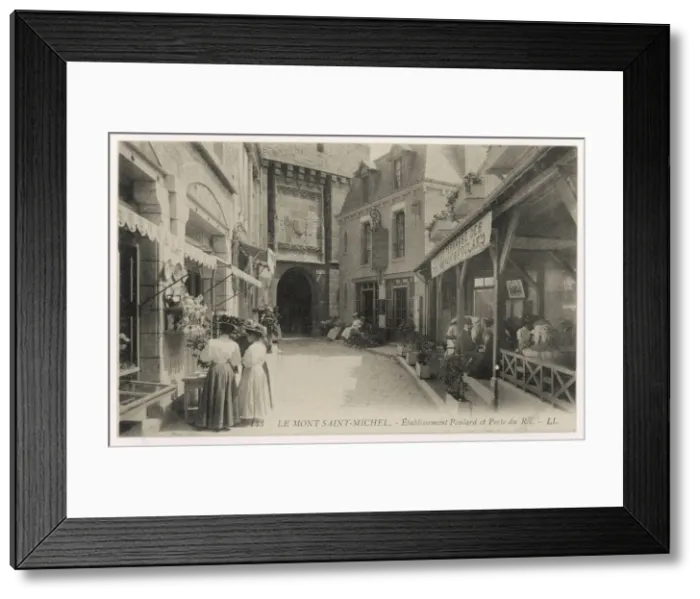 Framed Print : Mont St Michel / Card 3 Framed Print : Mont St Michel / Card 3