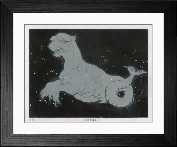 Framed Print : Blunt / Cetus / Plate 53 Framed Print : Blunt / Cetus / Plate 53