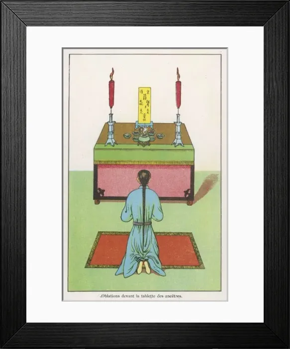 Framed Print : Devotions at an Altar Framed Print : Devotions at an Altar