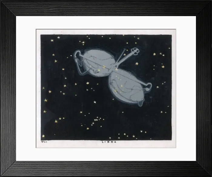 Framed Print : Blunt / Libra / Plate 44 Framed Print : Blunt / Libra / Plate 44