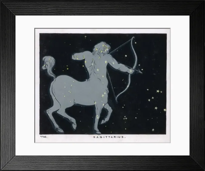Framed Print : Blunt / Sagittarius / Pl 46 Framed Print : Blunt / Sagittarius / Pl 46