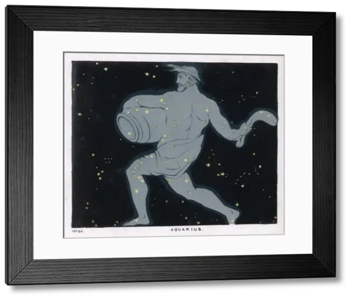 Framed Print : Blunt / Aquarius / Plate 48 Framed Print : Blunt / Aquarius / Plate 48