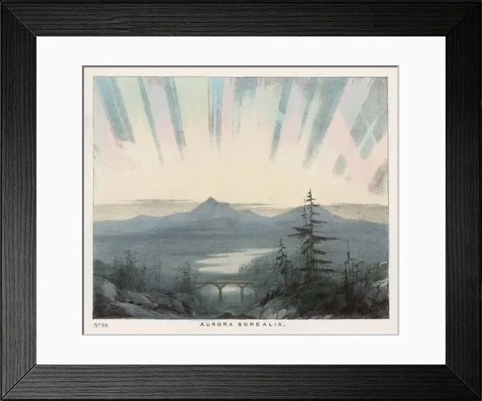 Framed Print : Blunt / N. Europe Aurora Framed Print : Blunt / N. Europe Aurora
