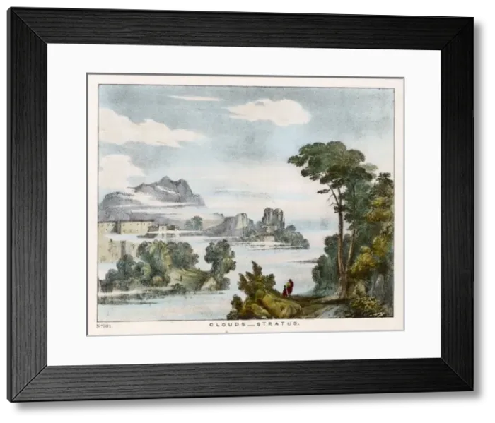 Framed Print : Blunt / Clouds / Stratus / 101 Framed Print : Blunt / Clouds / Stratus / 101