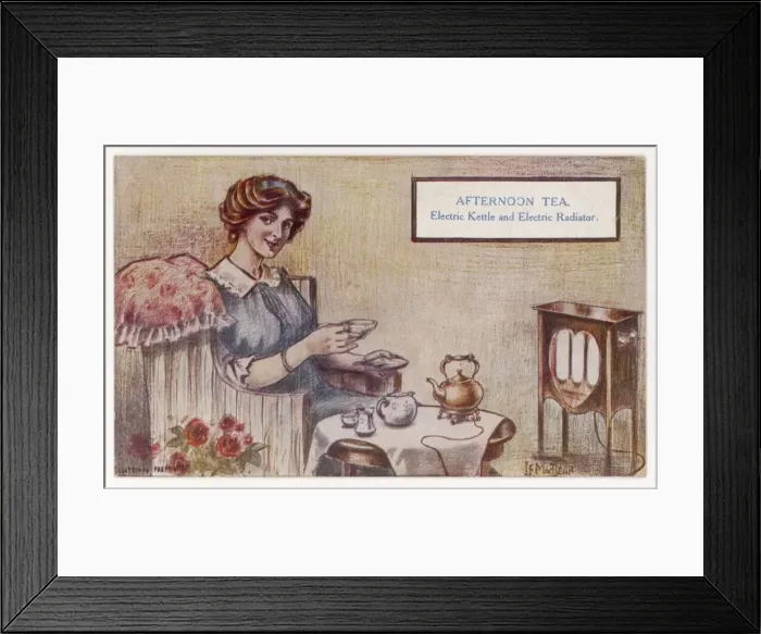 Framed Print : Tea in Electric Home Framed Print : Tea in Electric Home
