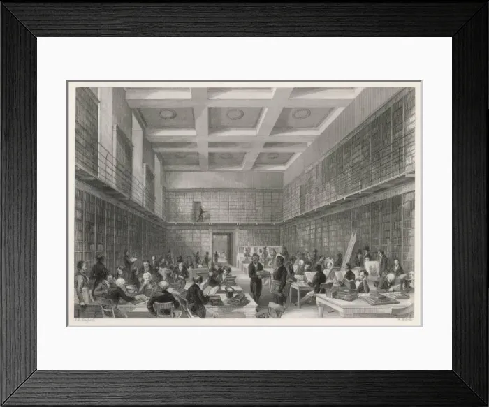 Framed Print : Old Bm Reading Room Framed Print : Old Bm Reading Room