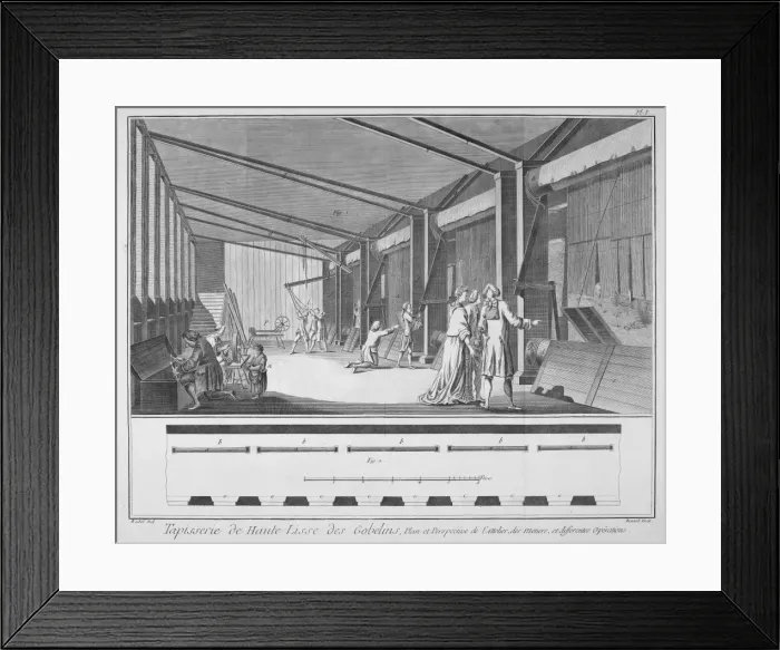 Framed Print : Tapestry / Gobelins Framed Print : Tapestry / Gobelins