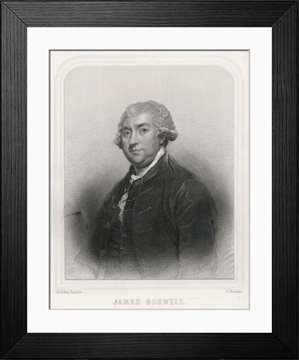 Framed Print : James Boswell / Reynolds Framed Print : James Boswell / Reynolds