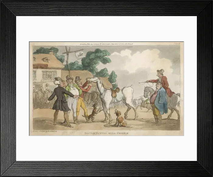 Framed Print : Dr Syntax Sells a Horse Framed Print : Dr Syntax Sells a Horse