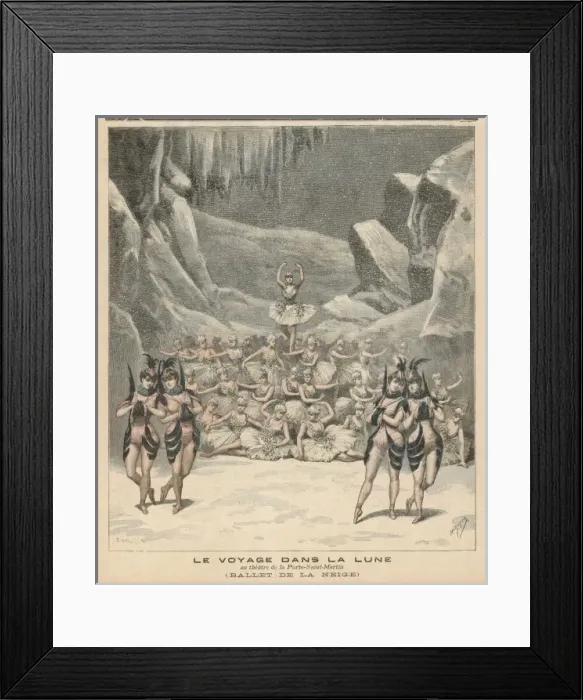 Framed Print : Ballet Offenbach 1892 Framed Print : Ballet Offenbach 1892