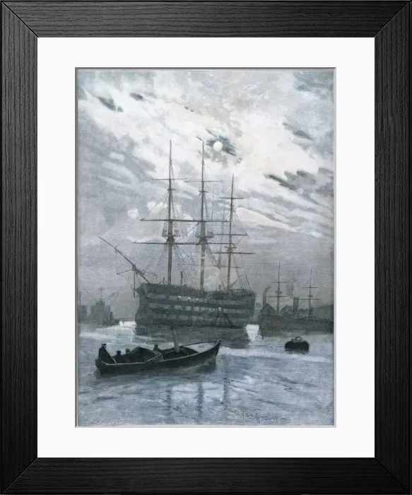 Framed Print : SHIP / VICTORY (1894) Framed Print : SHIP / VICTORY (1894)