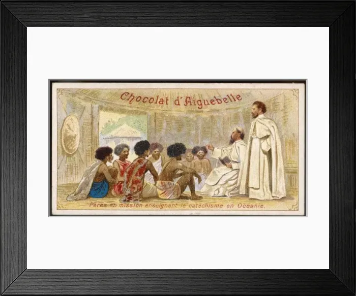 Framed Print : Mission in Oceania Framed Print : Mission in Oceania