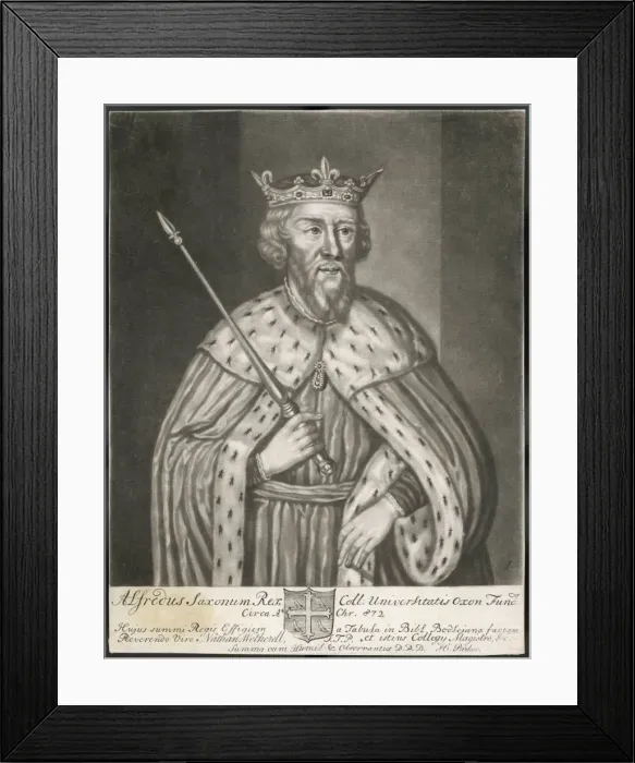 Framed Print : King Alfred / H. Parker Framed Print : King Alfred / H. Parker