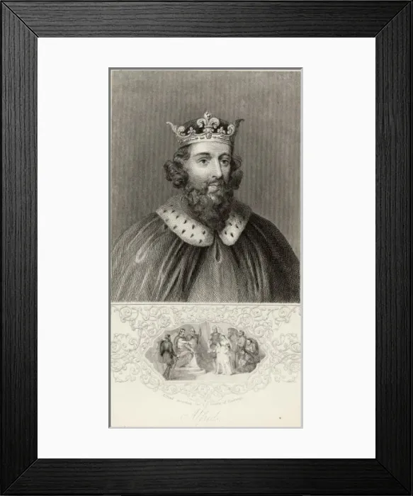 Framed Print : KING ALFRED / 849-899 Framed Print : KING ALFRED / 849-899