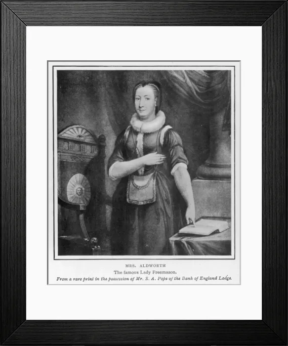 Framed Print : Mrs Aldworth, Mason Framed Print : Mrs Aldworth, Mason