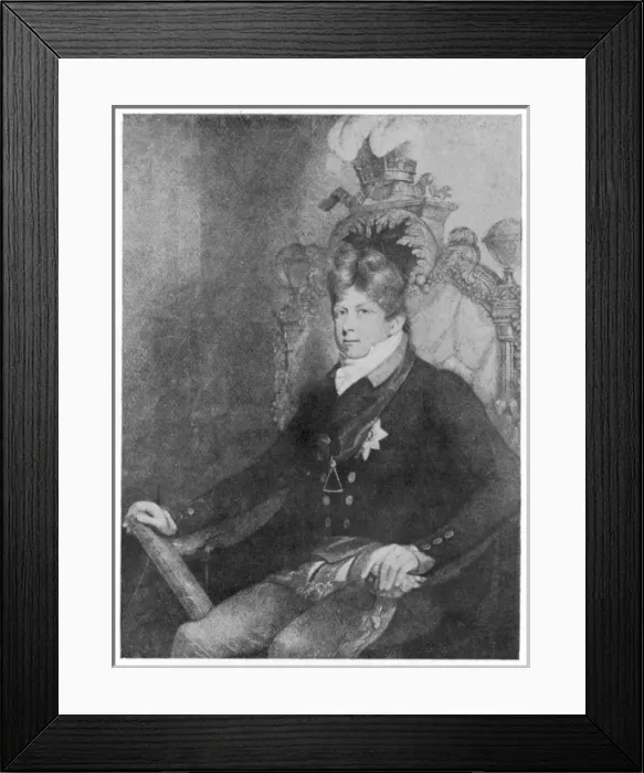 Framed Print : George Iv, Mason Framed Print : George Iv, Mason