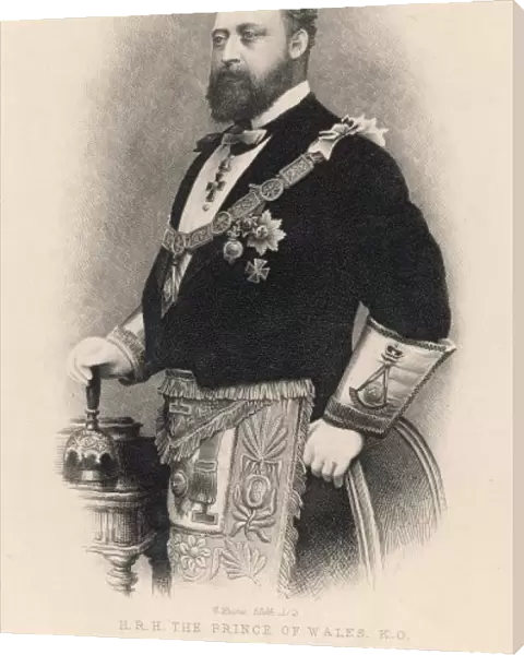 Edward VII as Mason