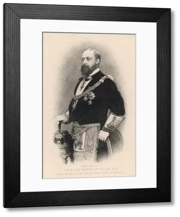 Framed Print : Edward VII as Mason Framed Print : Edward VII as Mason