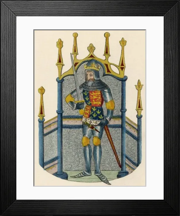 Framed Print : Edward Iii / Strutt Framed Print : Edward Iii / Strutt