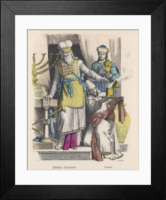 Framed Print : Jewish Hgh Priest