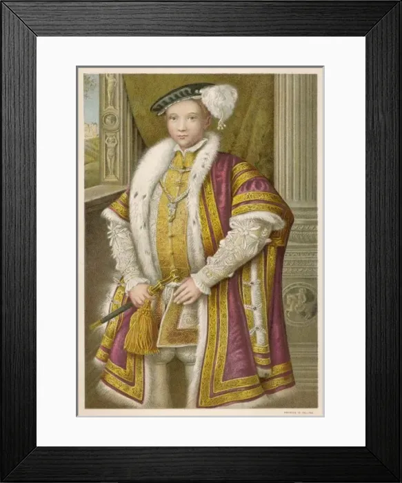 Framed Print : Edward Vi / Holbein Framed Print : Edward Vi / Holbein